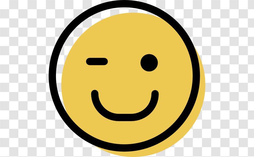 Smiley Wink Emoticon - Emoji Transparent PNG