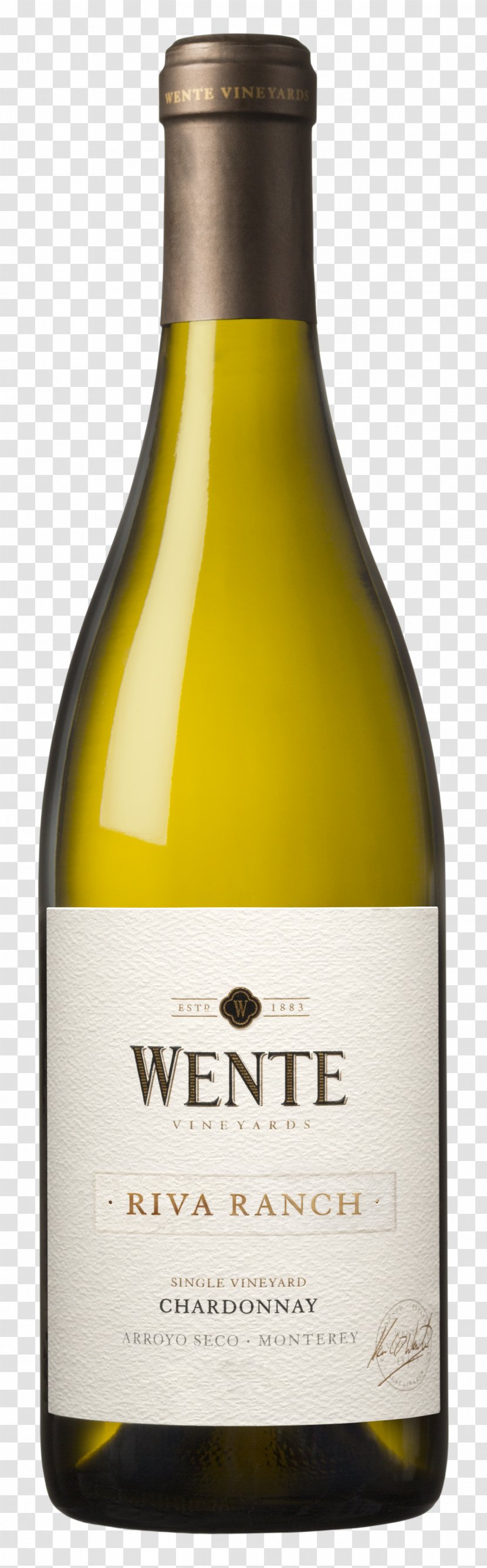 Wente Vineyards Chardonnay Wine Arroyo Seco AVA Napa Valley - Ava Transparent PNG