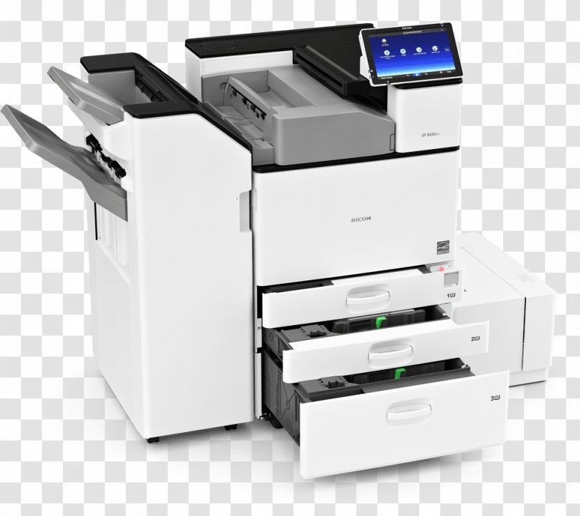 Laser Printing Photocopier Ricoh Printer Business - Multifunction Transparent PNG