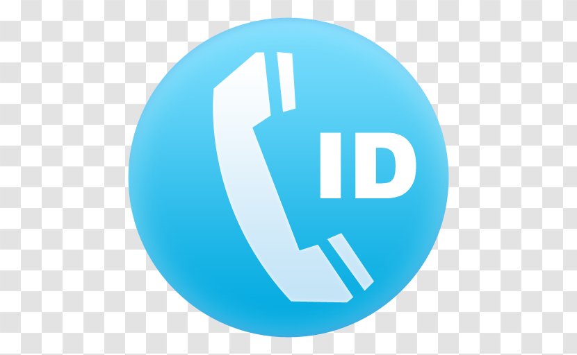 Caller ID Telephone Call Mobile Phones - Blue - Android Transparent PNG