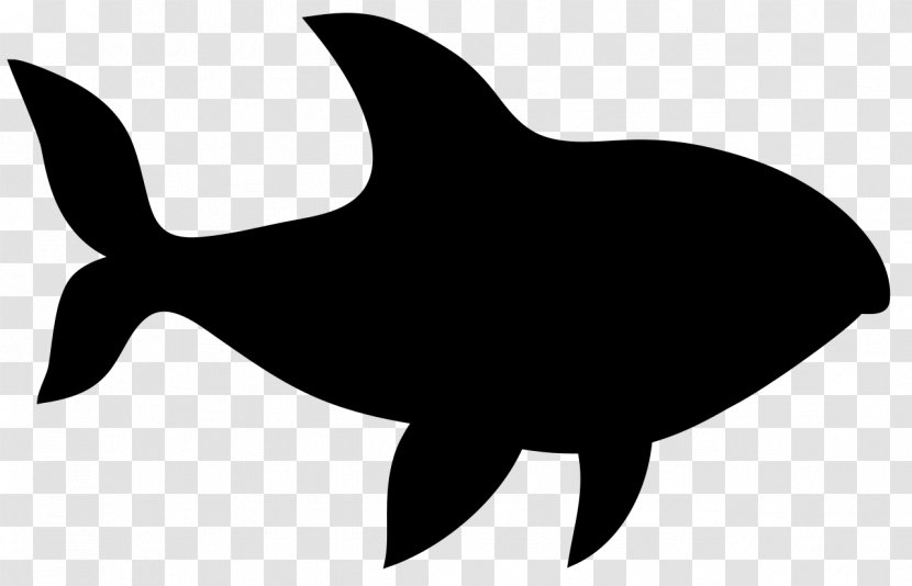Shark Clip Art Fauna Fin Silhouette - Cetacea Transparent PNG