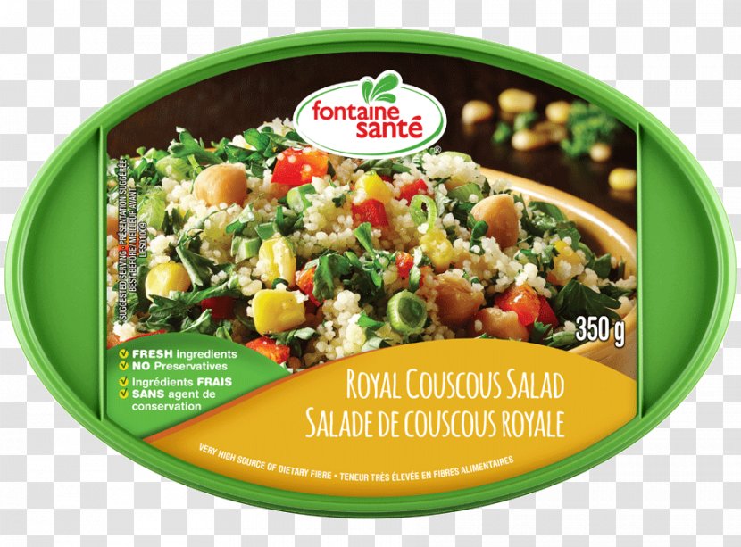 Vegetarian Cuisine Couscous Recipe Mediterranean Salad - Commodity Transparent PNG