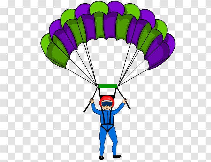 Air Transportation Parachute Drawing Paragliding - Transport Transparent PNG