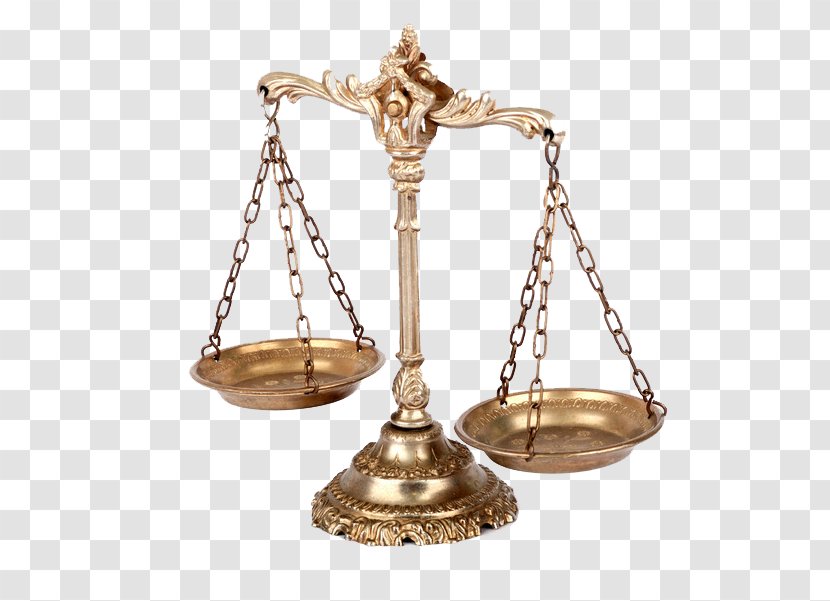Balans Justice Measuring Scales - Weighing Scale - Gold Balances Transparent PNG
