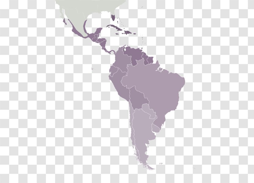 Latin America South Map Language Geography - Region Transparent PNG
