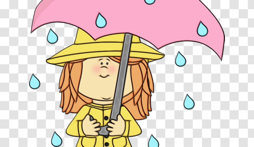 Rain Cloud - Happy - Pleased Line Art Transparent PNG