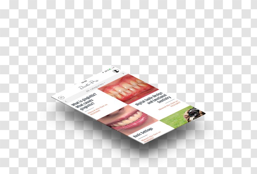 Brand Dentistry Tooth Magazine Transparent PNG