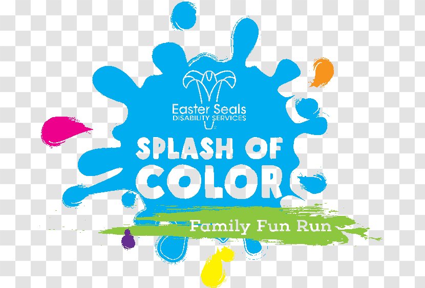 Splash Of Color 2018 - Family Fun Run (or Walk/Roll!) Easter Seals Massachusetts Easterseals LogoFamily Transparent PNG