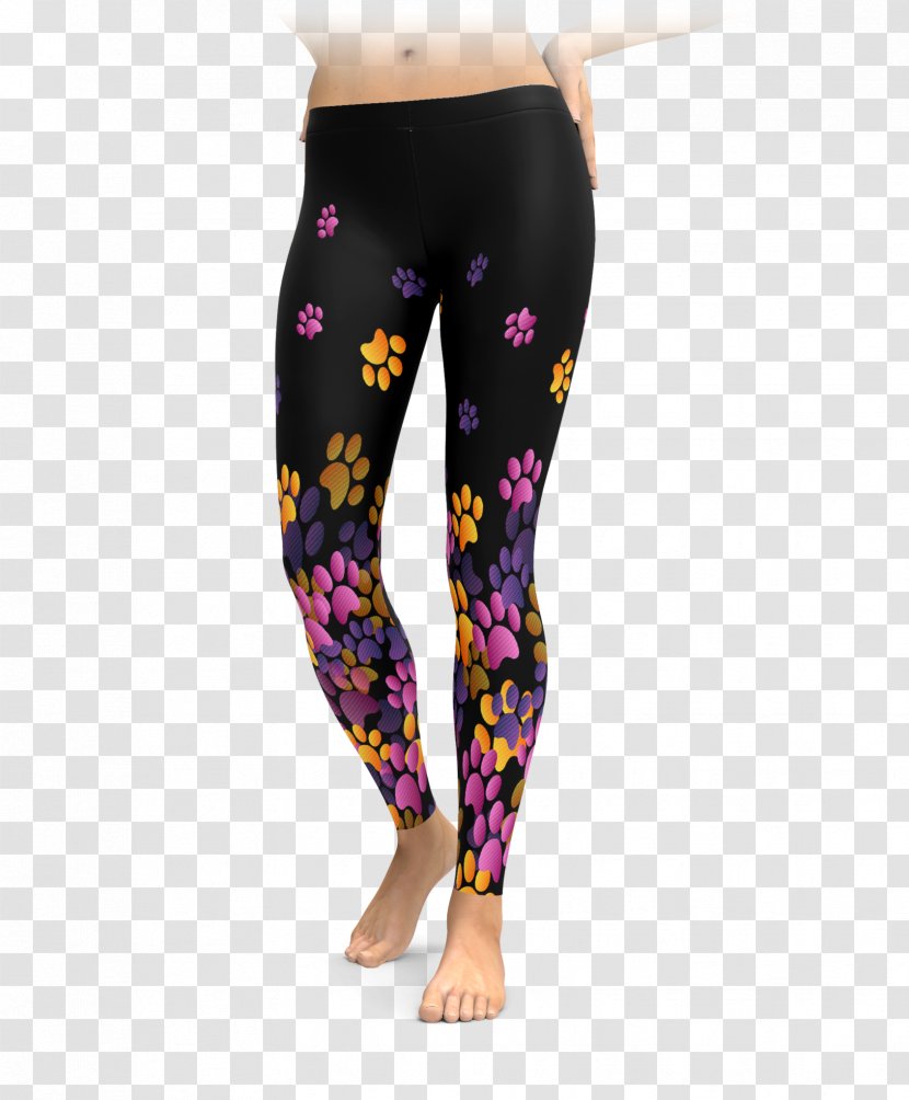 Leggings Yoga Pants Clothing Tights - Streetwear - Pink Purple Watercolor Transparent PNG