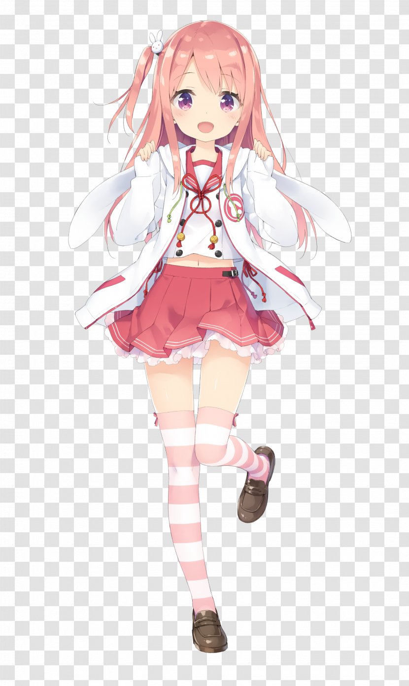 Onsen Musume Ginzan Wakura Crossmedia FireAttack - Cartoon - One Legged Transparent PNG