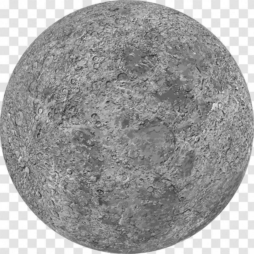 Full Moon Lunar Phase Number - Rock Transparent PNG