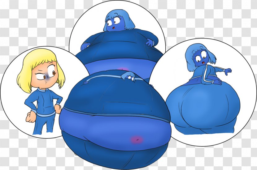 Blueberry Tea Pie Body Inflation - Silhouette Transparent PNG