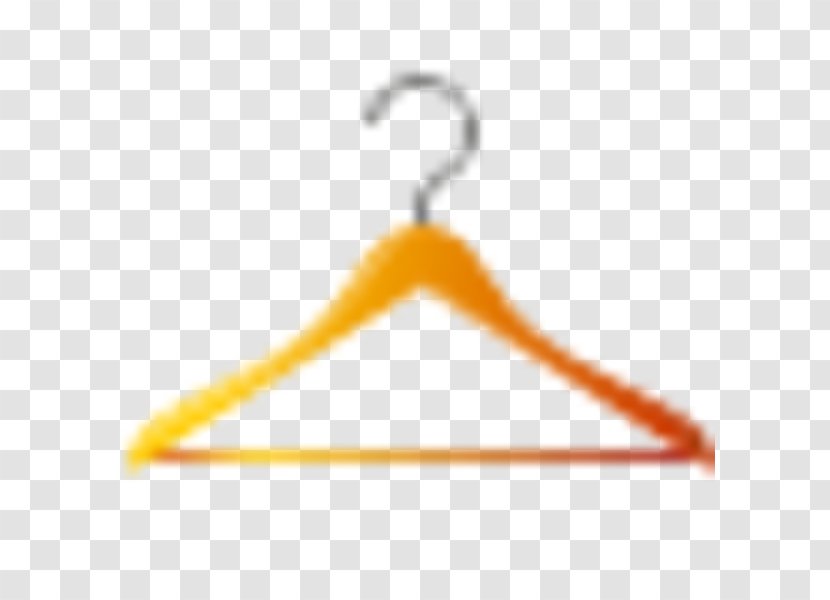 Triangle Clothes Hanger Yellow - Symbol Transparent PNG