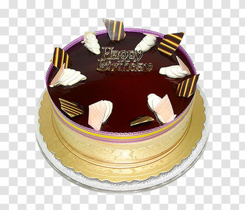 Torte Cream Birthday Cake Layer Shortcake - Chocolate Truffle Transparent PNG