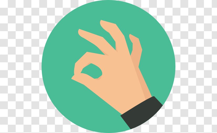 OK Gesture Thumb Signal - Sign Language - Snorkling Transparent PNG