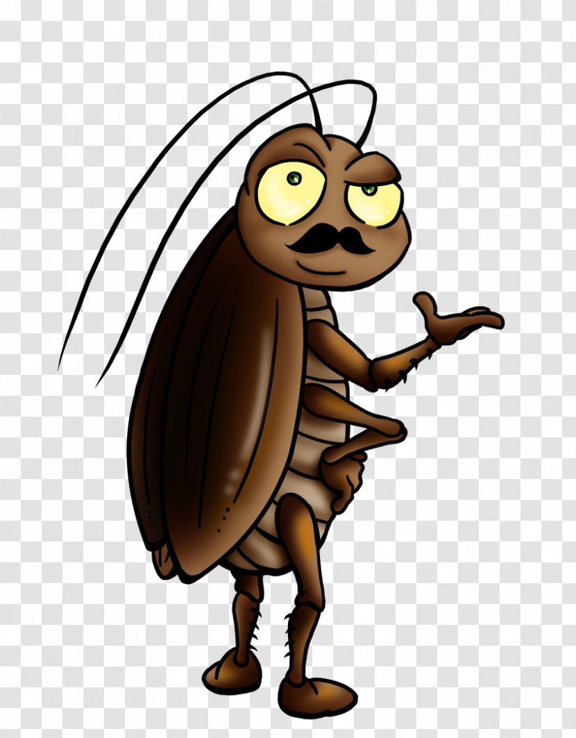 Cockroach Insect Cartoon Clip Art - Model Sheet Transparent PNG