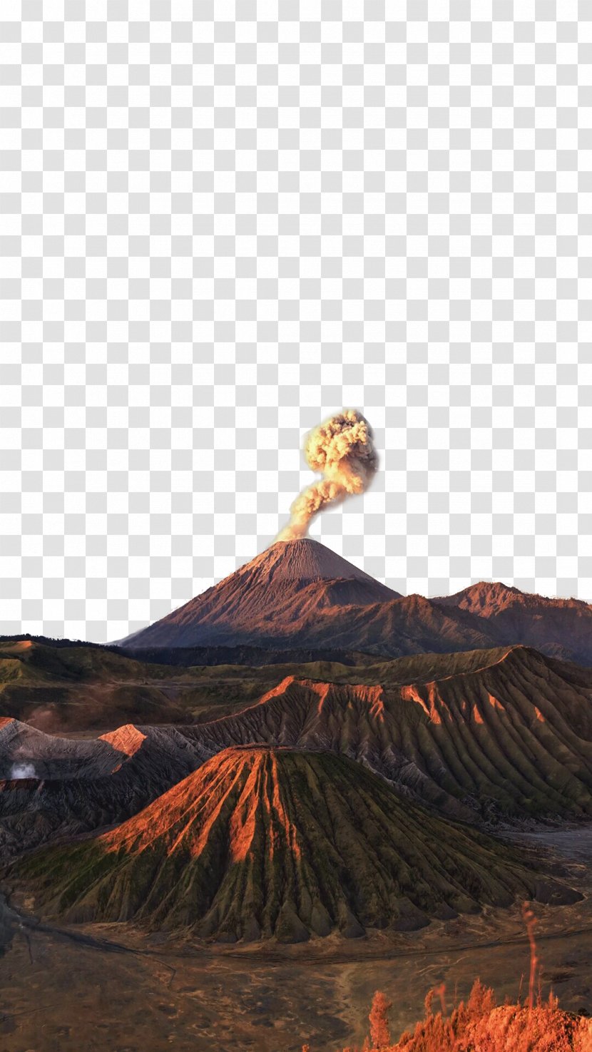 Mount Pinatubo Bromo Volcano - Silhouette - HD Plot Transparent PNG