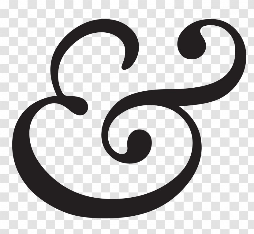 Ampersand Baskerville Typographic Ligature Typography Italic Type - Max Miedinger - The End Transparent PNG