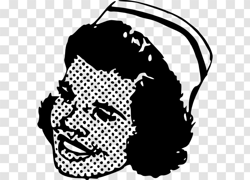 Nursing Registered Nurse Medicine Clip Art - Black And White - School Transparent PNG