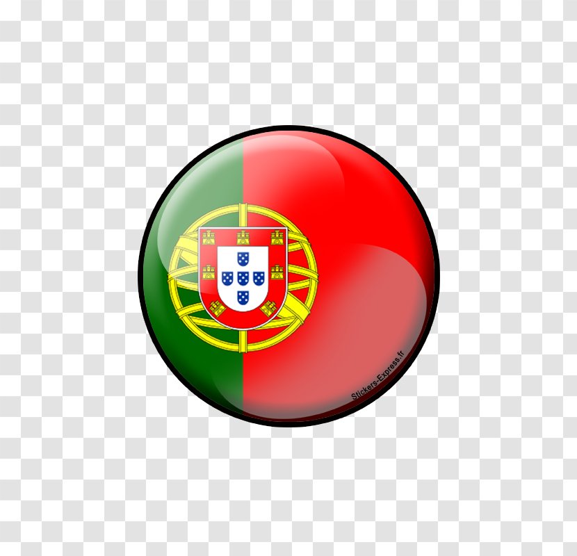 Flag Of Portugal Logo Sticker - Cricket Ball - Thick Respect For The Elderly Transparent PNG