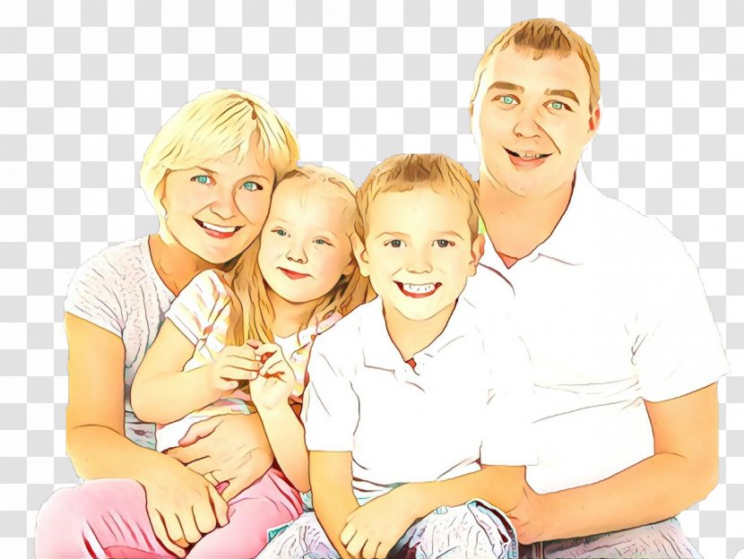 Happy Family Cartoon - Taking Photos Together - Love Father Transparent PNG