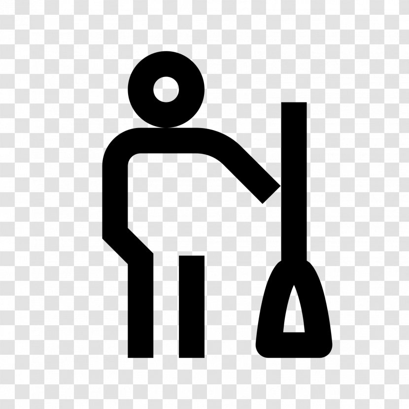 Janitor Clip Art - Black And White - Swamy Transparent PNG