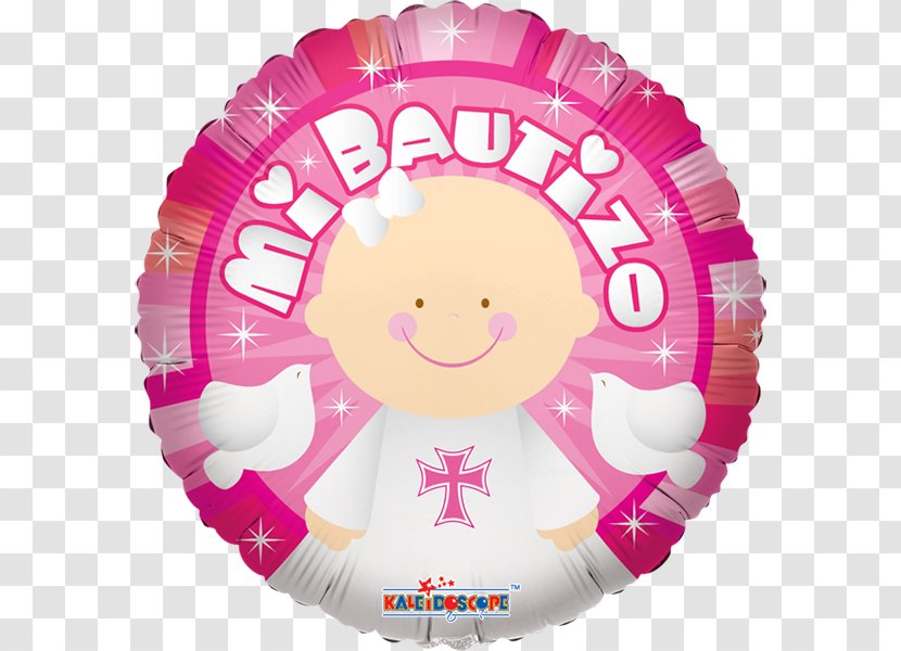 Toy Balloon Baptism Centrepiece Child First Communion - Pink Transparent PNG