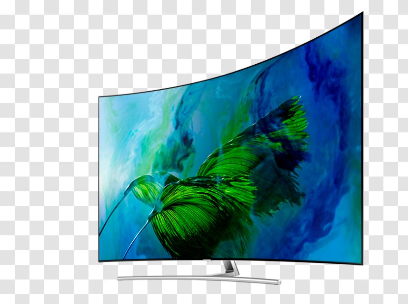 Quantum Dot Display Television Samsung LED-backlit LCD Smart TV - Set Transparent PNG