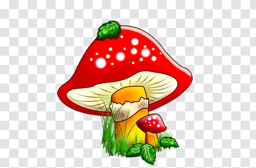 Fungus Edible Mushroom Child Brown Cap Boletus - Poisoning - Cartoon Painted Red Transparent PNG