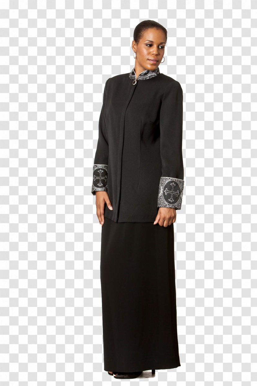 Neck Dress Black M Transparent PNG