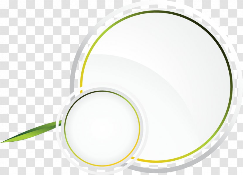 Brand Yellow Circle Material - Tableware - Small Fresh Magnifying Glass Pattern Transparent PNG