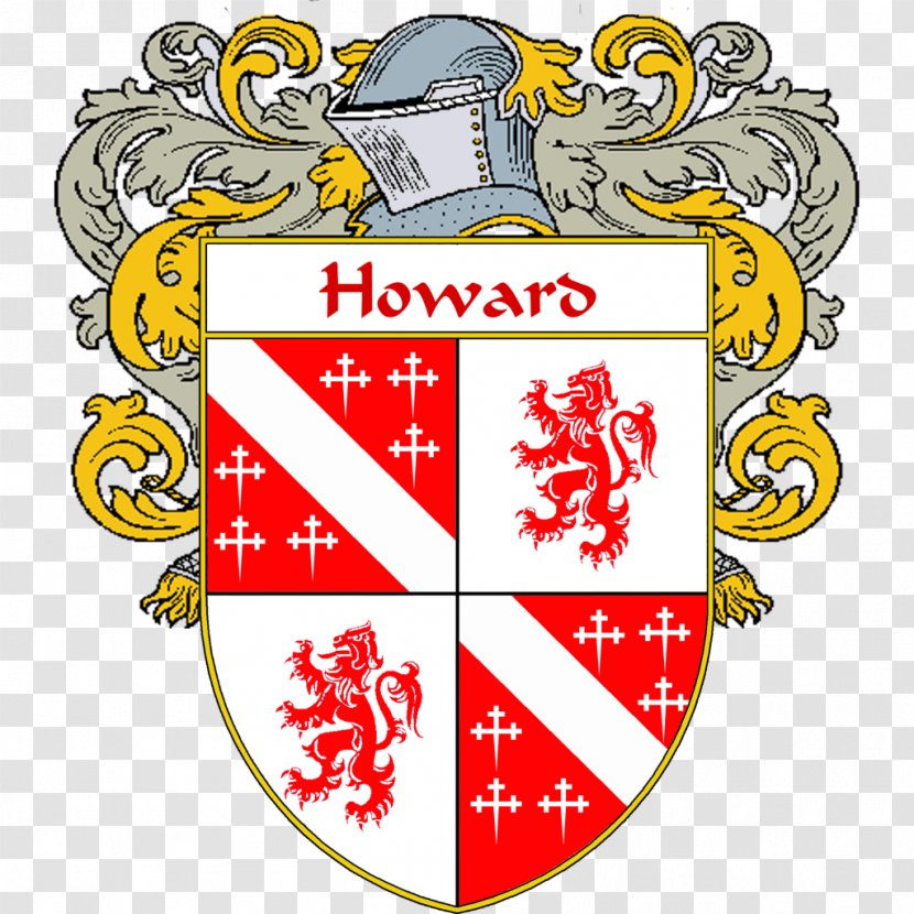 T-shirt Crest Coat Of Arms Howard Family - Welsh Heraldry - British Royal Transparent PNG
