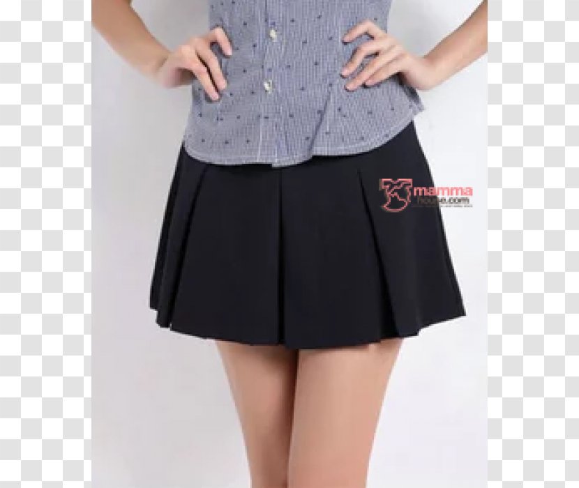 Miniskirt Waist Culottes Shorts - Fashion - Folded Pants Transparent PNG