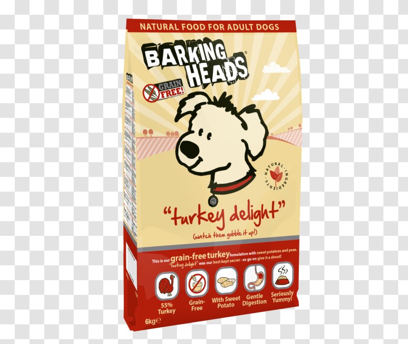 Dog Food Cereal Cat Turkish Cuisine - Barking Heads Transparent PNG