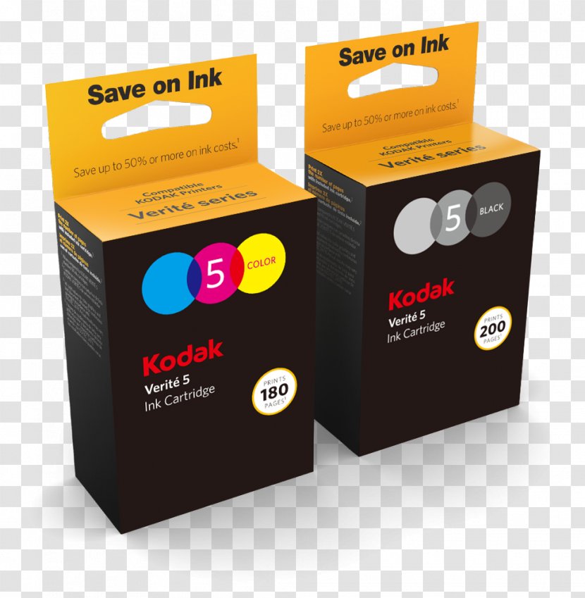 Printer Ink Cartridge Kodak Inkjet Printing Transparent PNG