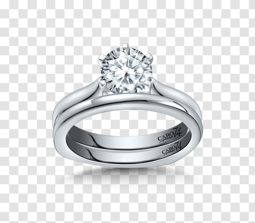 Wedding Ring Jewellery Platinum Engagement - Metal Transparent PNG