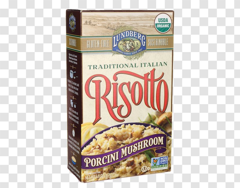Muesli Risotto Italian Cuisine Arborio Rice Boletus Edulis - Parmigianoreggiano - Mushroom Transparent PNG