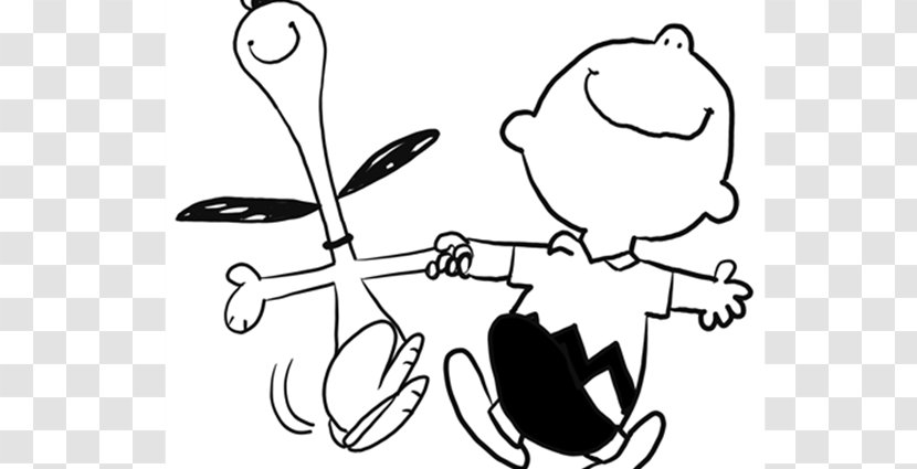 Charlie Brown Snoopy Coloring Book Peanuts Woodstock - Silhouette Transparent PNG