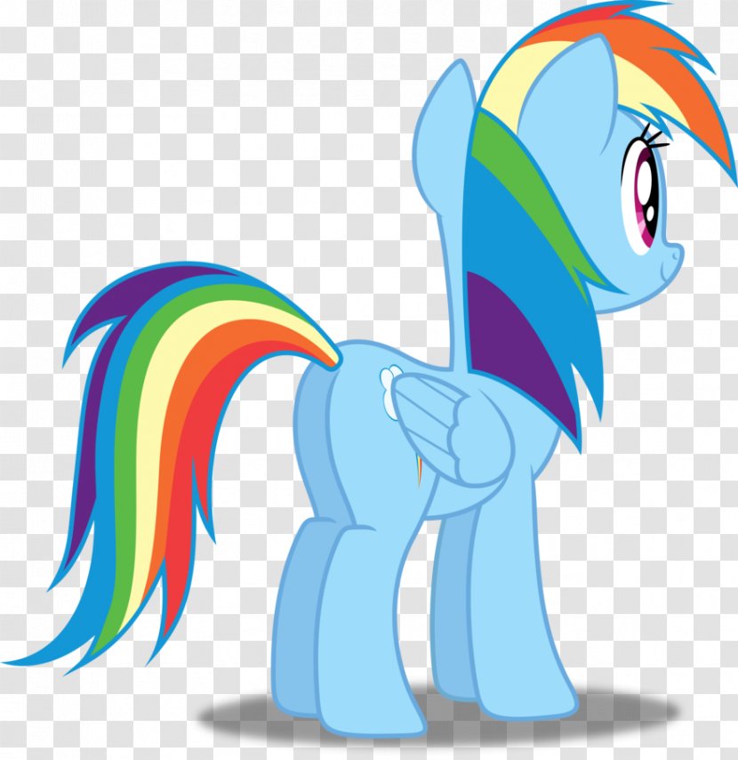 Rainbow Dash Pony Applejack Rarity Twilight Sparkle - Art - Mythical Creature Transparent PNG