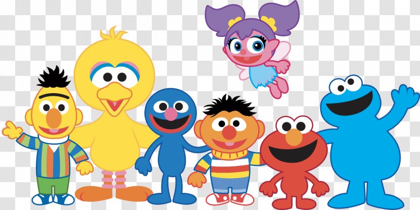 Elmo Big Bird Sesame Street Characters Cookie Monster Abby Cadabby - Overview Transparent PNG