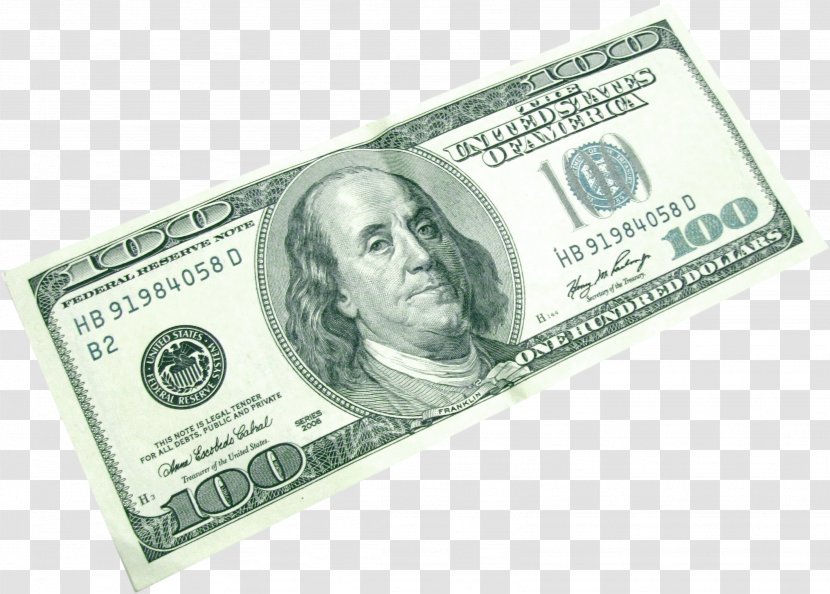 United States One Hundred-dollar Bill One-dollar Dollar Banknote Stock Photography - Balance Sheet - Euro Money Material Free To Pull Transparent PNG