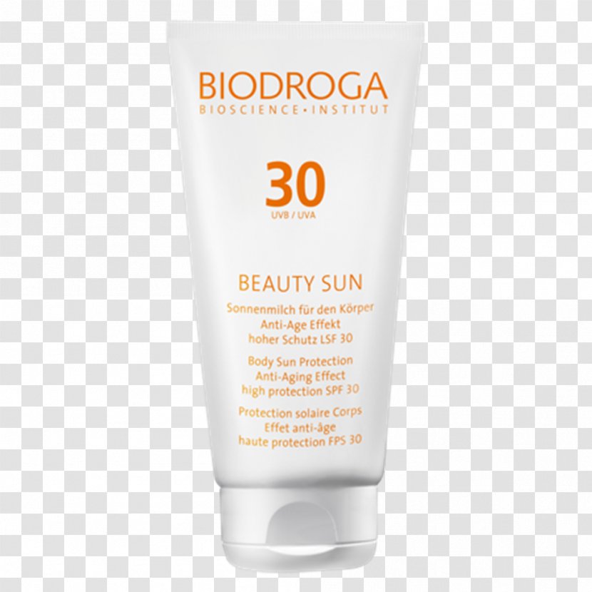Sunscreen Anti-aging Cream Lotion Biodroga - Beauty - Face Transparent PNG
