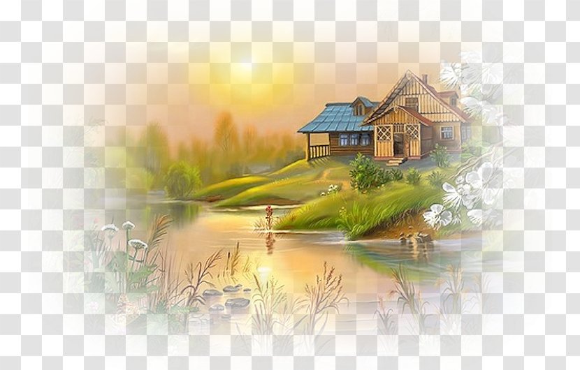World-famous Paintings Drawing Landscape Painting Art - Nature Photography Transparent PNG