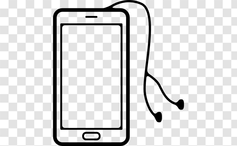 IPhone Headphones - Black - Iphone Transparent PNG