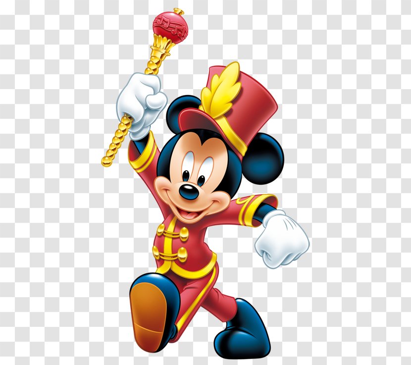 Mickey Mouse Minnie Oswald The Lucky Rabbit Clip Art - Walt Disney - Marching Parade Cliparts Transparent PNG
