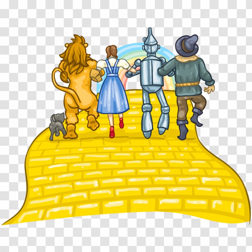 Scarecrow Cowardly Lion Tin Woodman YouTube Yellow Brick Road - Wizard Of Oz Transparent PNG