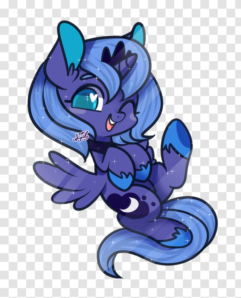 Princess Luna Pony Equestria - Cartoon - Camping Watercolor Transparent PNG