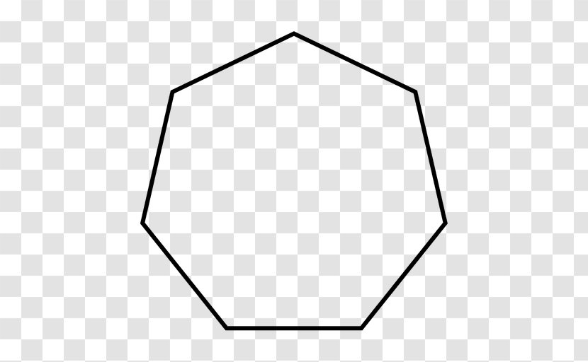 Heptagon Regular Polygon Shape - Rectangle Transparent PNG