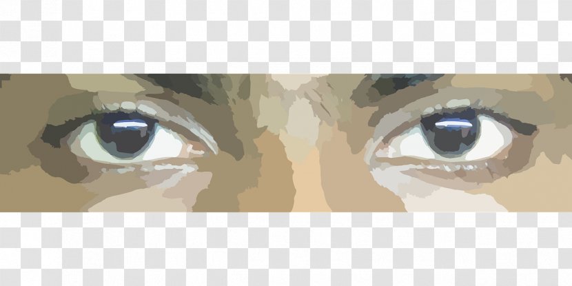 Gaze Staring Optical Illusion Photography - Cartoon - Man Eyes Transparent PNG