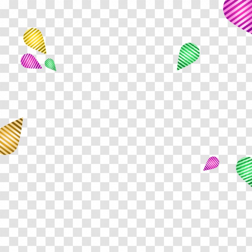 Hot Air Balloon - Ribbon - Balloons Floating Material Transparent PNG